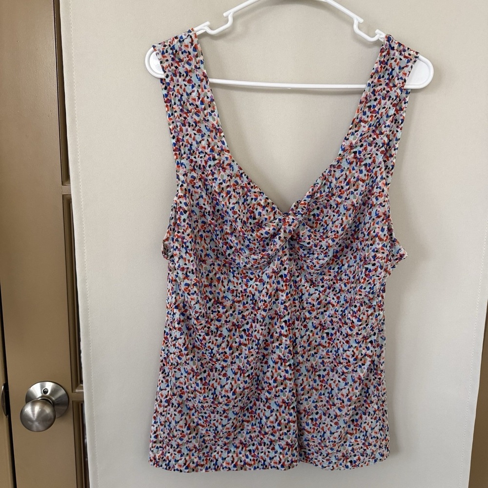 Cabi Womens Large Bustier Tank Top Style# 6314 Spring Summer‎ Colorful